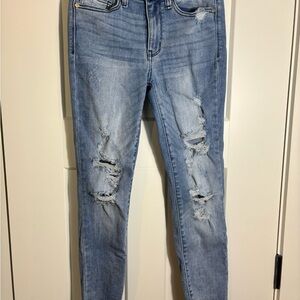 Judy Blue Lightwahed with Distressing Size 1/25 Skinny Fit